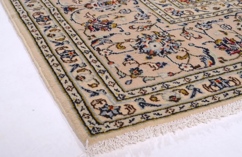 Persisk teppe - Keshan - 350 x 246 cm - beige