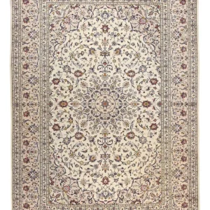 Persisk teppe - Keshan - 350 x 246 cm - beige