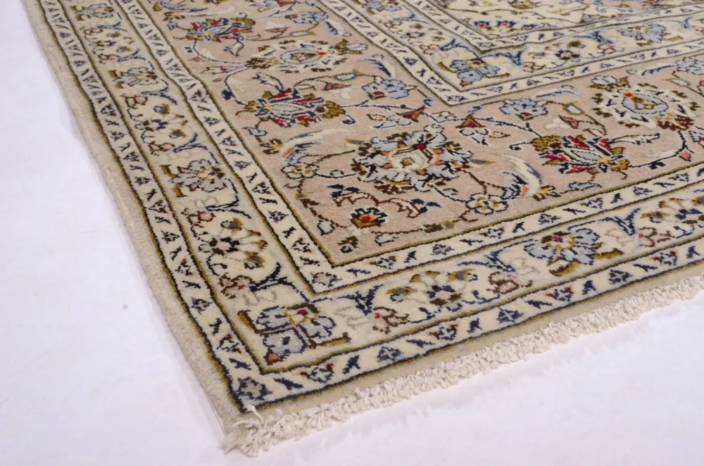 Persisk teppe - Keshan - 350 x 248 cm - beige