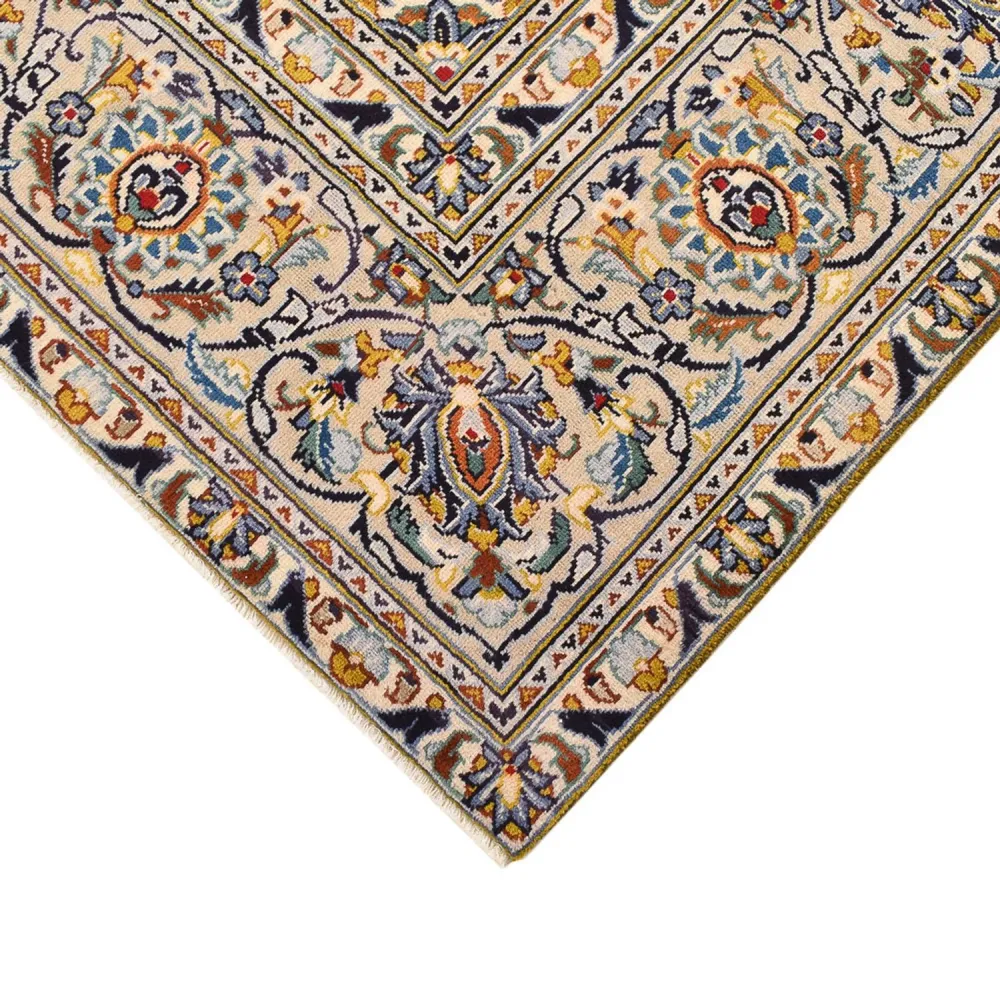 Persisk teppe - Keshan - 350 x 249 cm - mørk beige