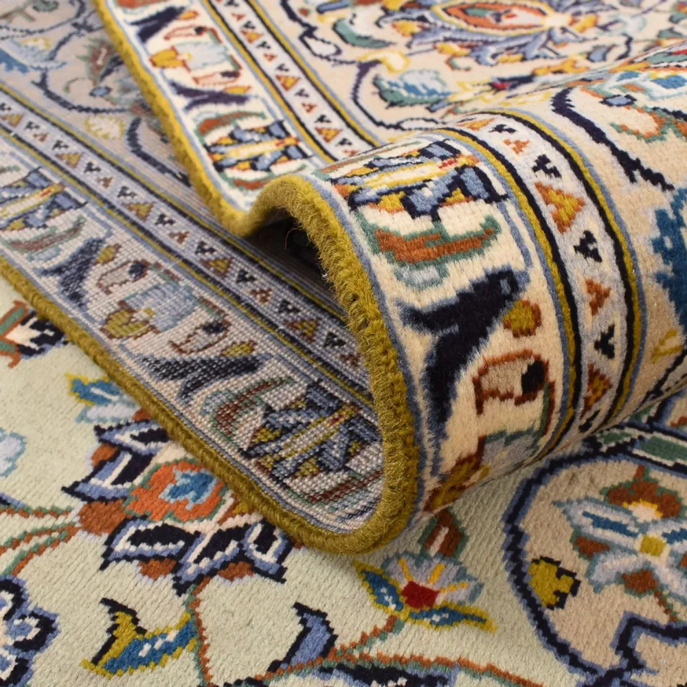 Persisk teppe - Keshan - 350 x 249 cm - mørk beige