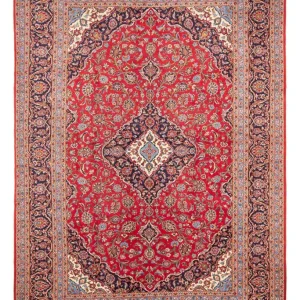 Persisk teppe - Keshan - 350 x 250 cm - rød