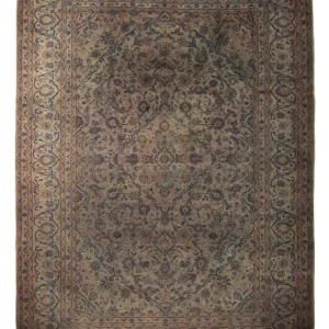 Persisk teppe - Keshan - 350 x 250 cm - mørk brun