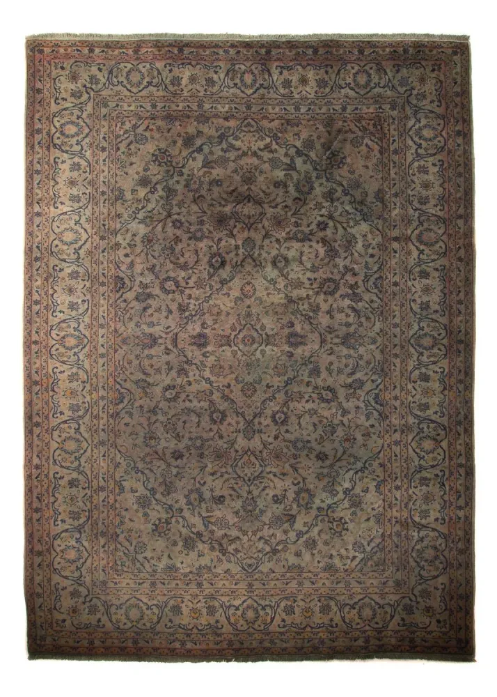 Persisk teppe - Keshan - 350 x 250 cm - mørk brun