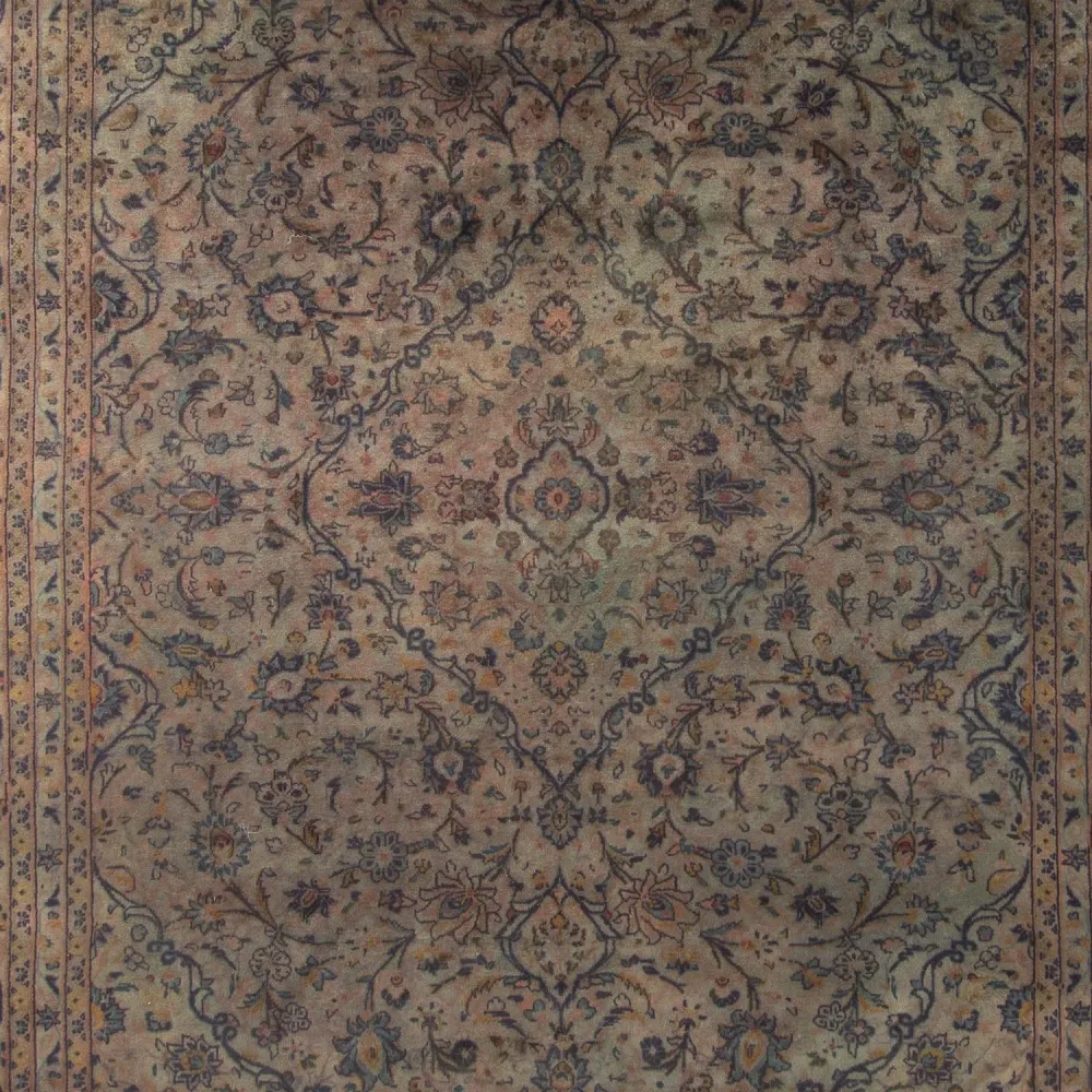 Persisk teppe - Keshan - 350 x 250 cm - mørk brun