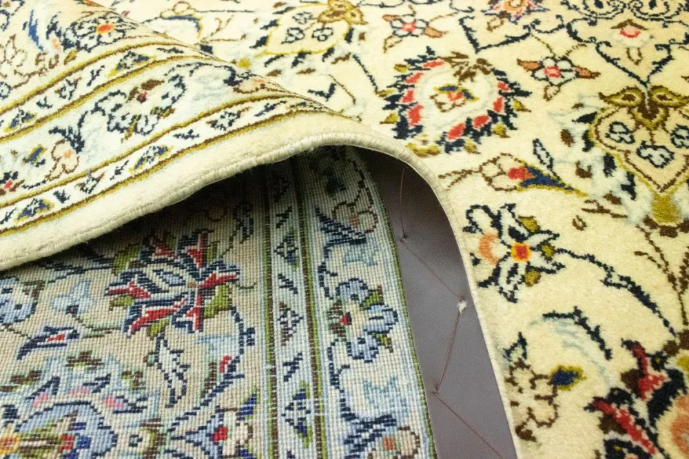 Persisk teppe - Keshan - 350 x 252 cm - beige