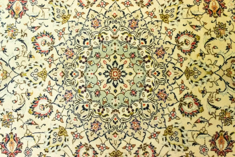 Persisk teppe - Keshan - 350 x 252 cm - beige