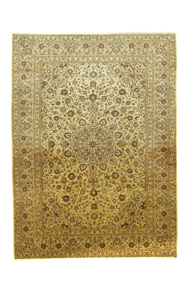Persisk teppe - Keshan - 350 x 254 cm - beige