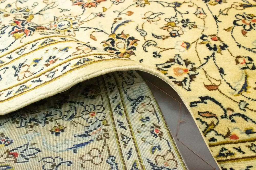 Persisk teppe - Keshan - 350 x 254 cm - beige