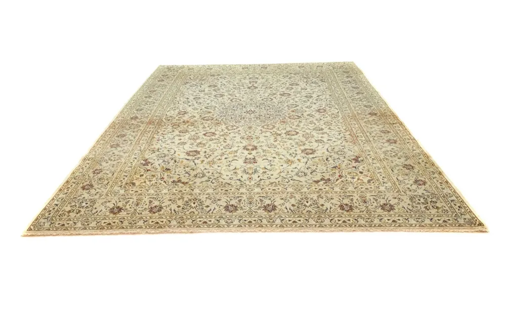 Persisk teppe - Keshan - 350 x 254 cm - beige
