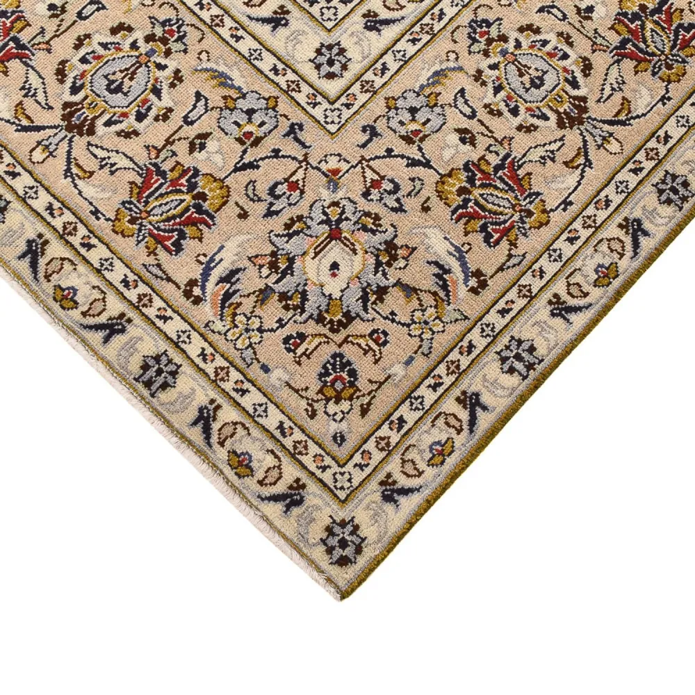 Persisk teppe - Keshan - 352 x 237 cm - lys beige