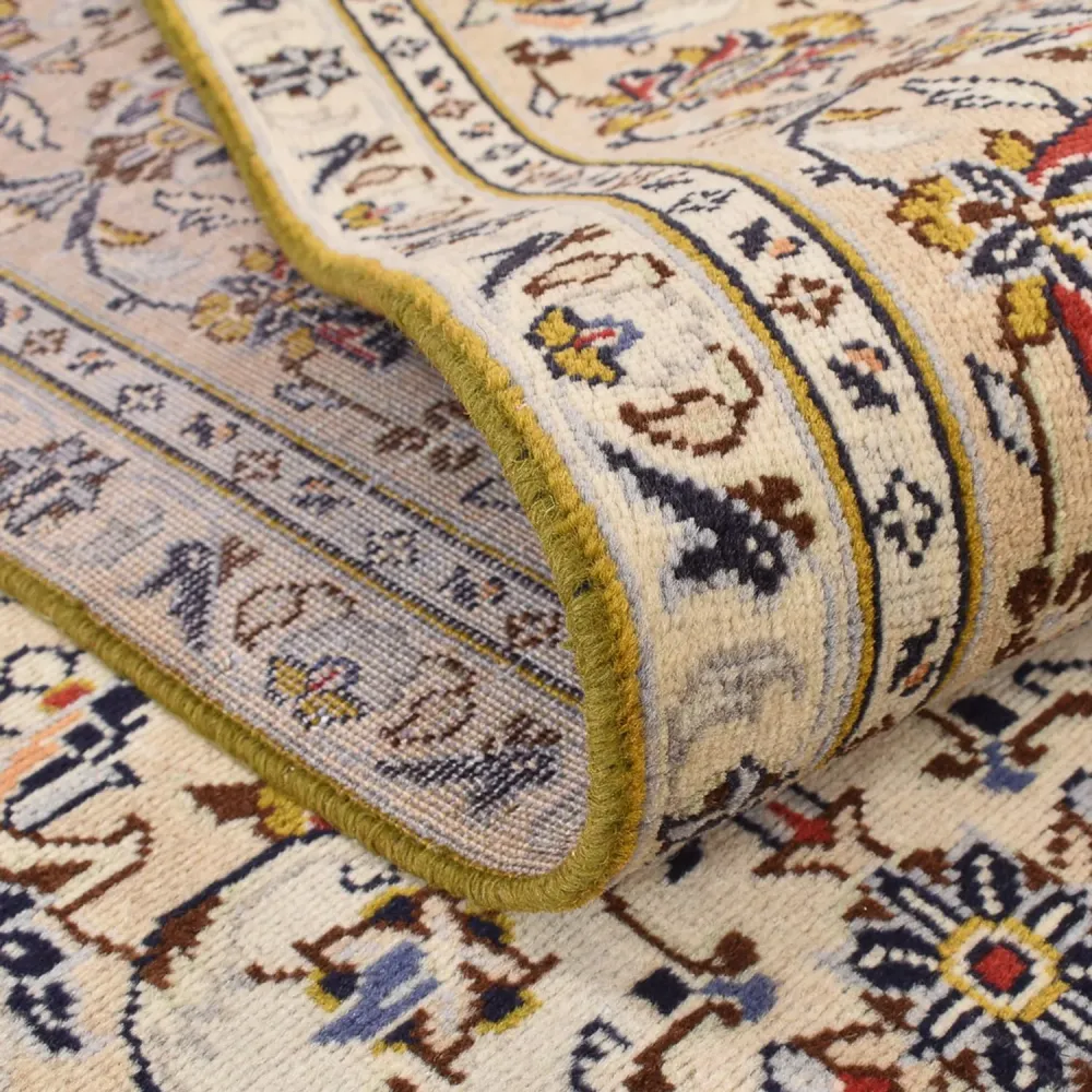 Persisk teppe - Keshan - 352 x 237 cm - lys beige