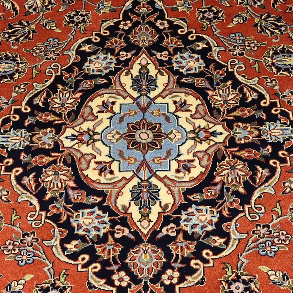 Persisk teppe - Keshan - 352 x 244 cm - rød