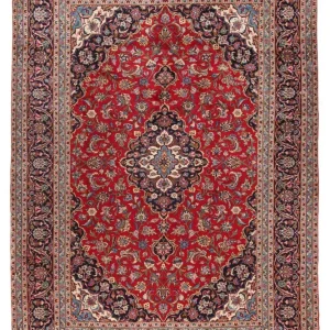 Persisk teppe - Keshan - 352 x 245 cm - rød