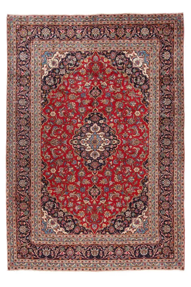 Persisk teppe - Keshan - 352 x 245 cm - rød