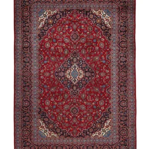 Persisk teppe - Keshan - 352 x 246 cm - rød