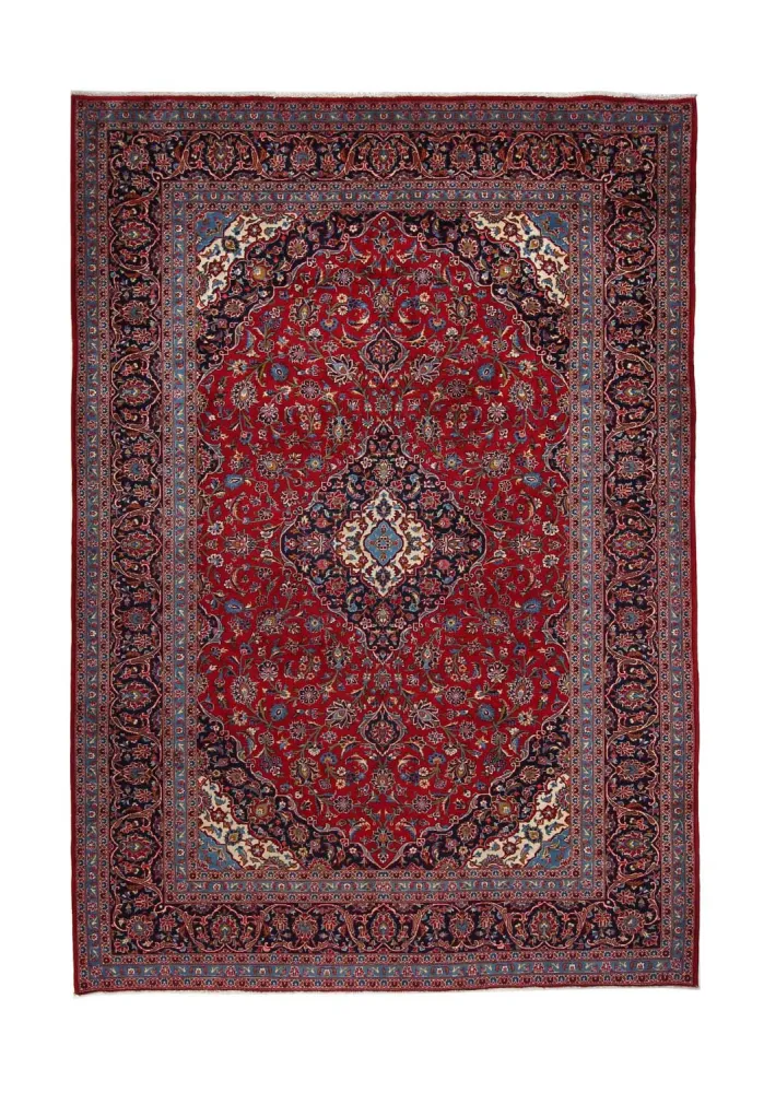 Persisk teppe - Keshan - 352 x 246 cm - rød