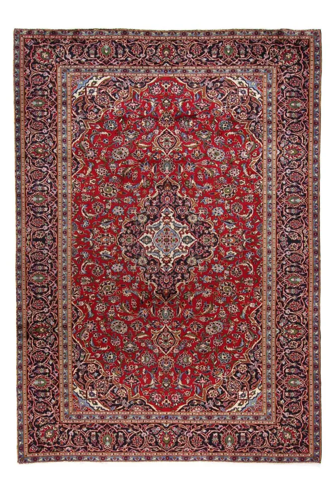 Persisk teppe - Keshan - 352 x 248 cm - rød