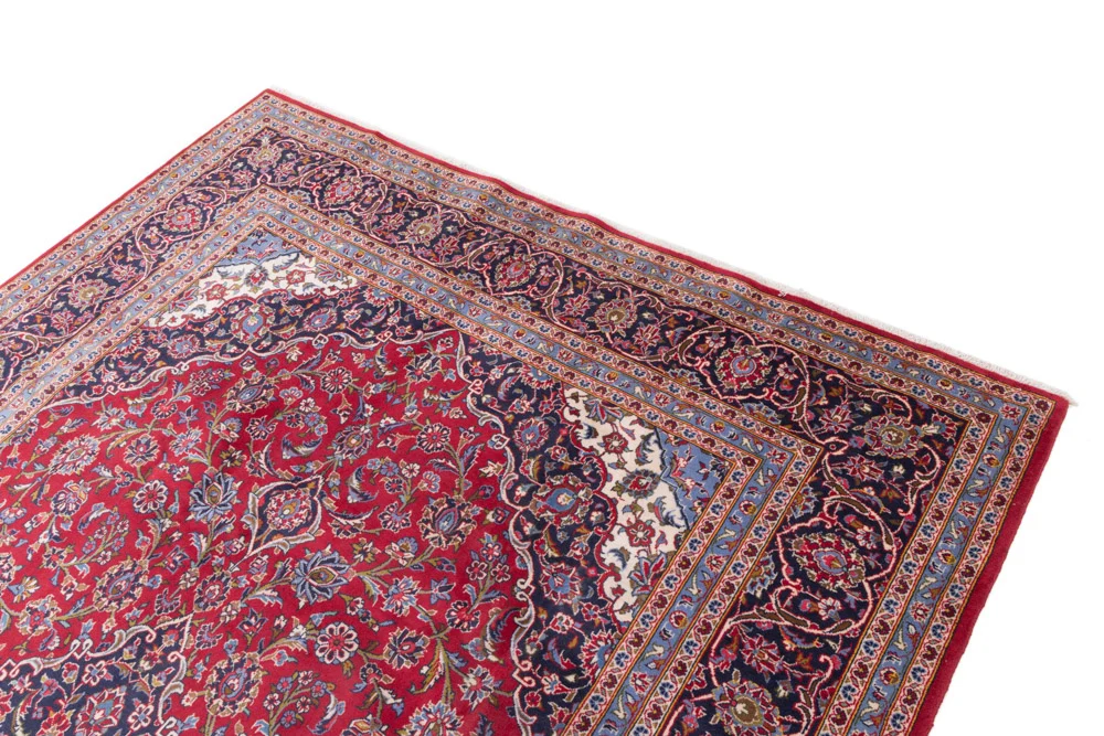 Persisk teppe - Keshan - 355 x 240 cm - rød