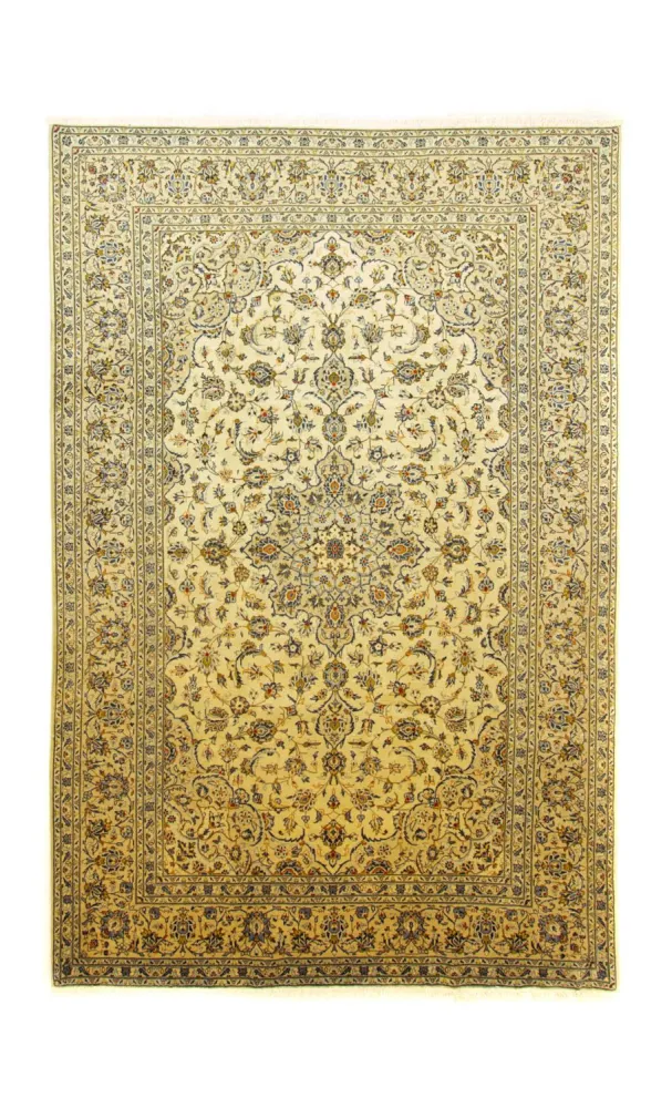 Persisk teppe - Keshan - 355 x 245 cm - beige