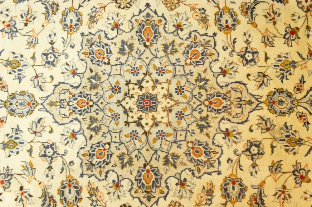 Persisk teppe - Keshan - 355 x 245 cm - beige