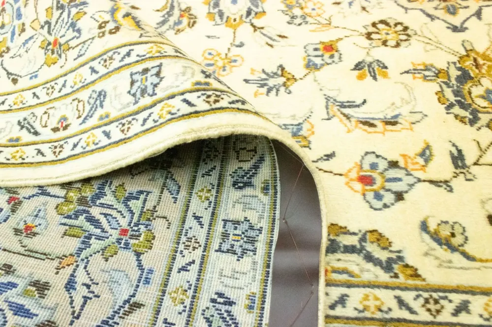 Persisk teppe - Keshan - 355 x 245 cm - beige