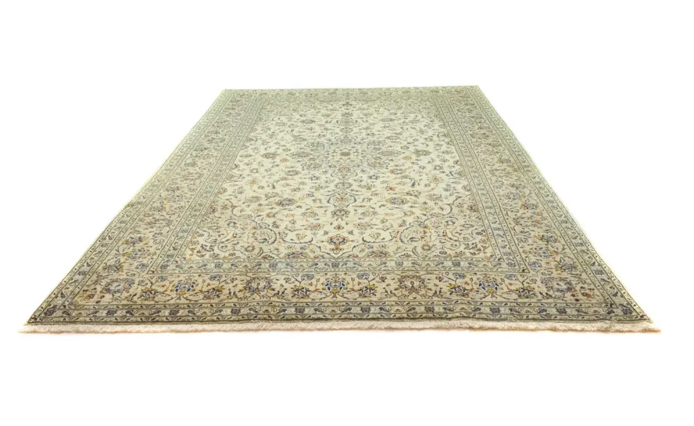 Persisk teppe - Keshan - 355 x 245 cm - beige