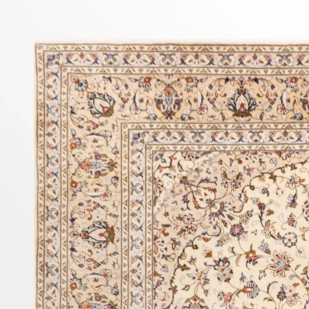 Persisk teppe - Keshan - 355 x 245 cm - beige