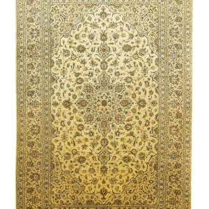 Persisk teppe - Keshan - 355 x 245 cm - beige