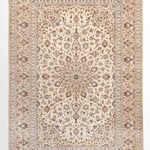 Persisk teppe - Keshan - 355 x 245 cm - beige