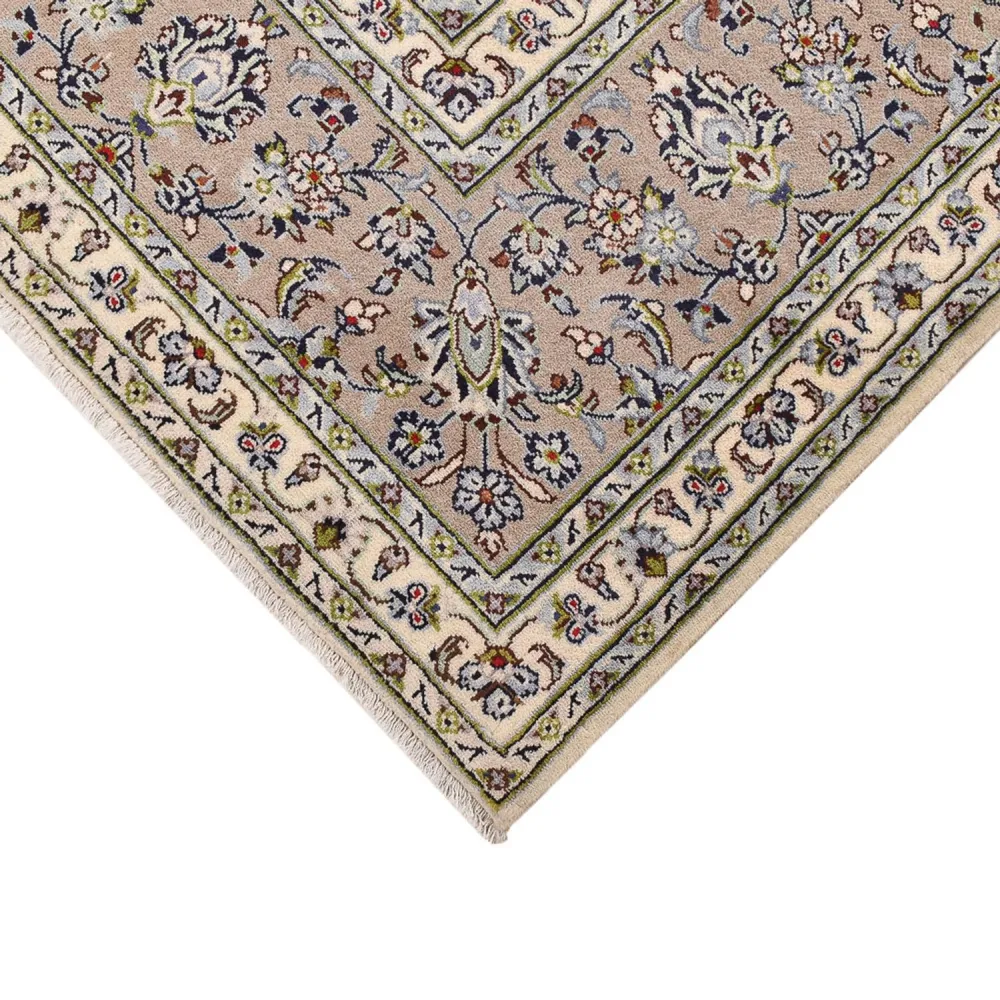 Persisk teppe - Keshan - 355 x 245 cm - mørk beige