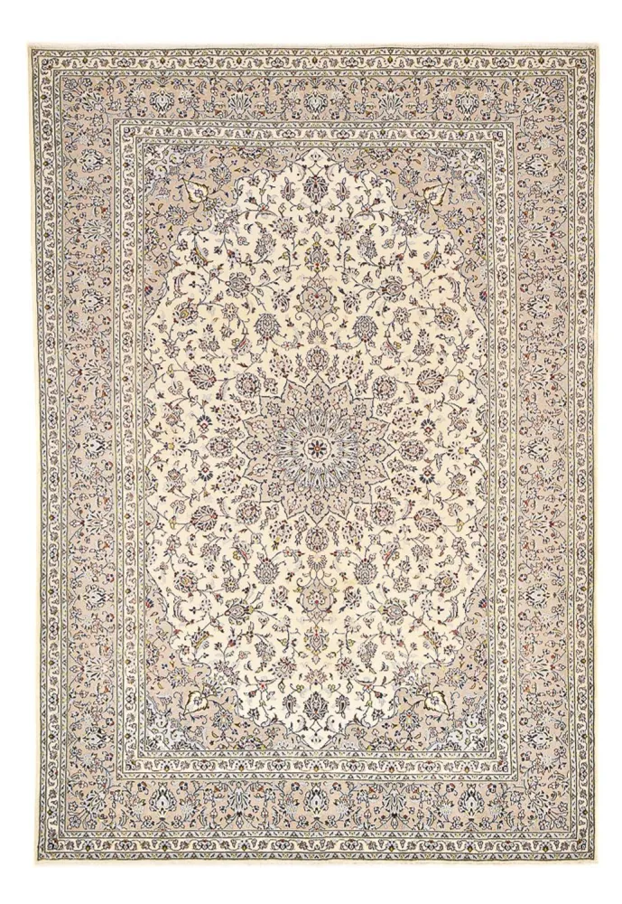 Persisk teppe - Keshan - 355 x 245 cm - mørk beige