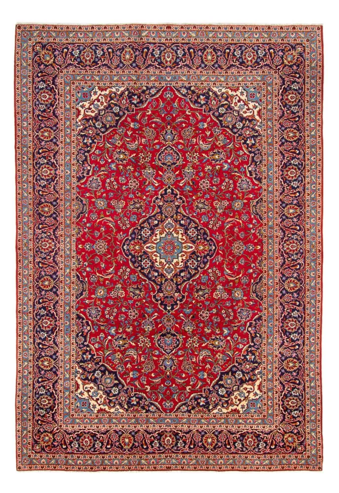 Persisk teppe - Keshan - 355 x 252 cm - rød