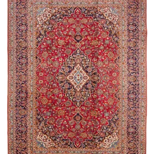 Persisk teppe - Keshan - 355 x 255 cm - rust