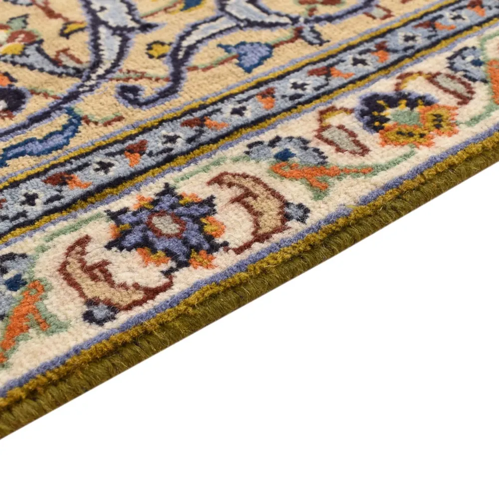 Persisk teppe - Keshan - 355 x 256 cm - lys beige