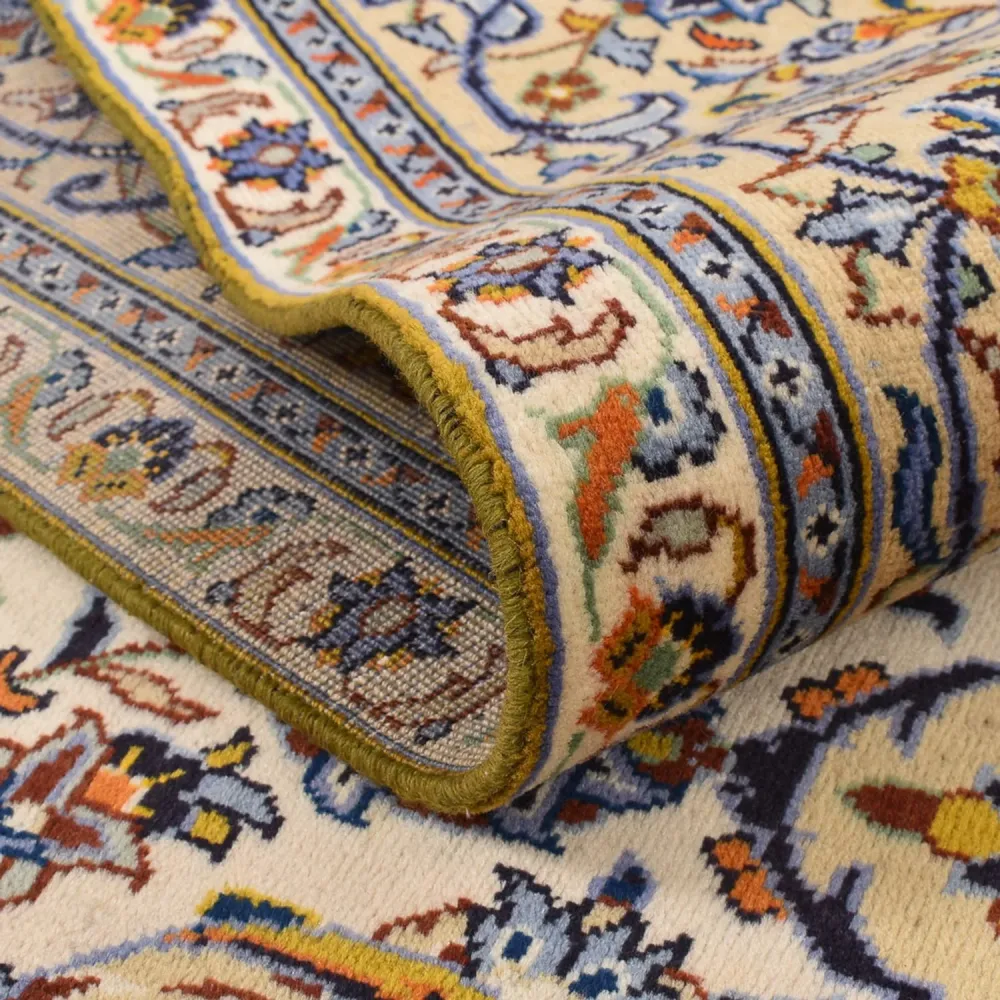 Persisk teppe - Keshan - 355 x 256 cm - lys beige
