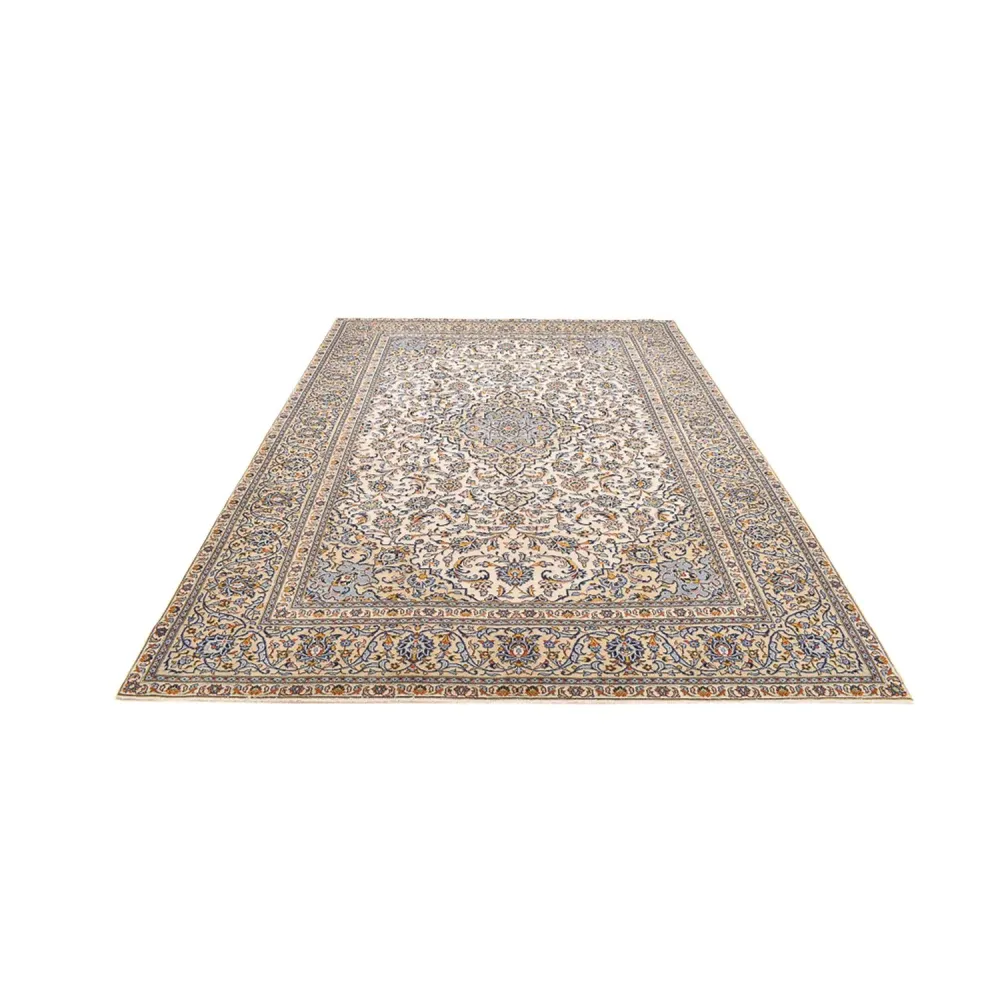 Persisk teppe - Keshan - 355 x 256 cm - lys beige