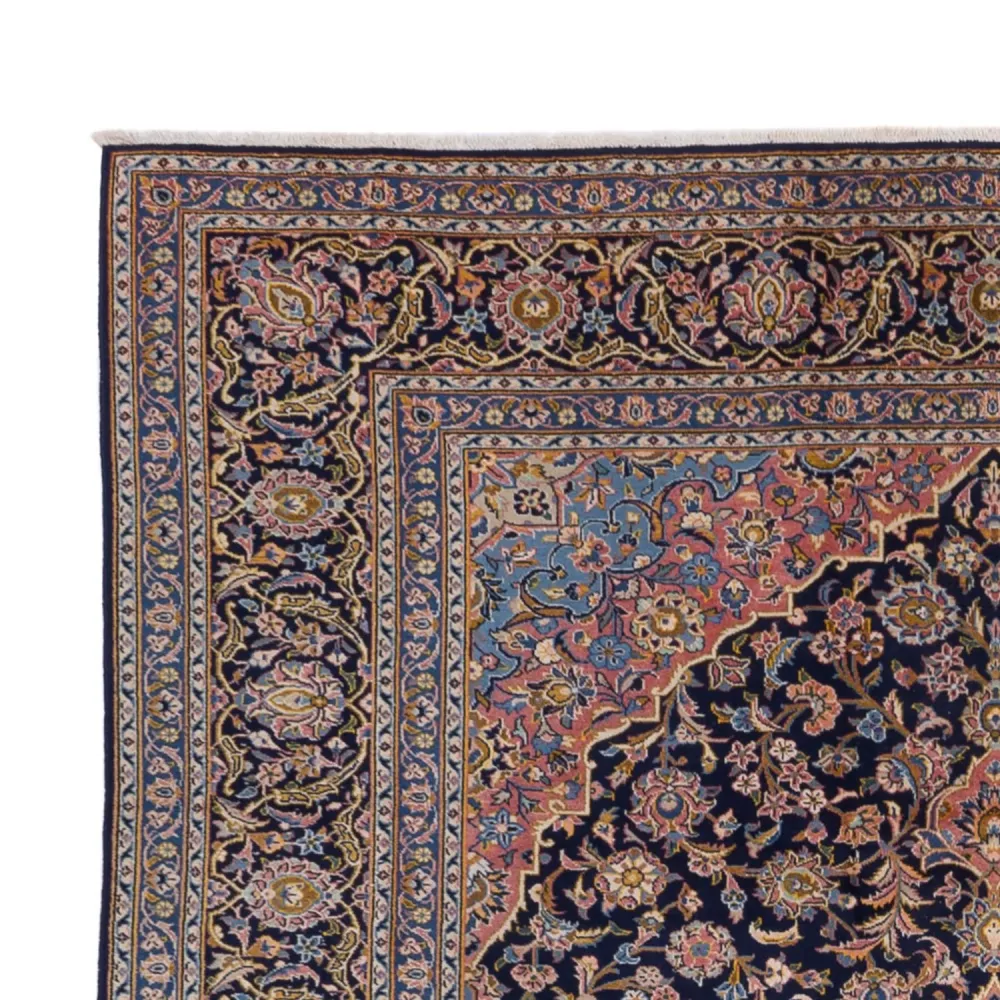 Persisk teppe - Keshan - 355 x 264 cm - mørk beige
