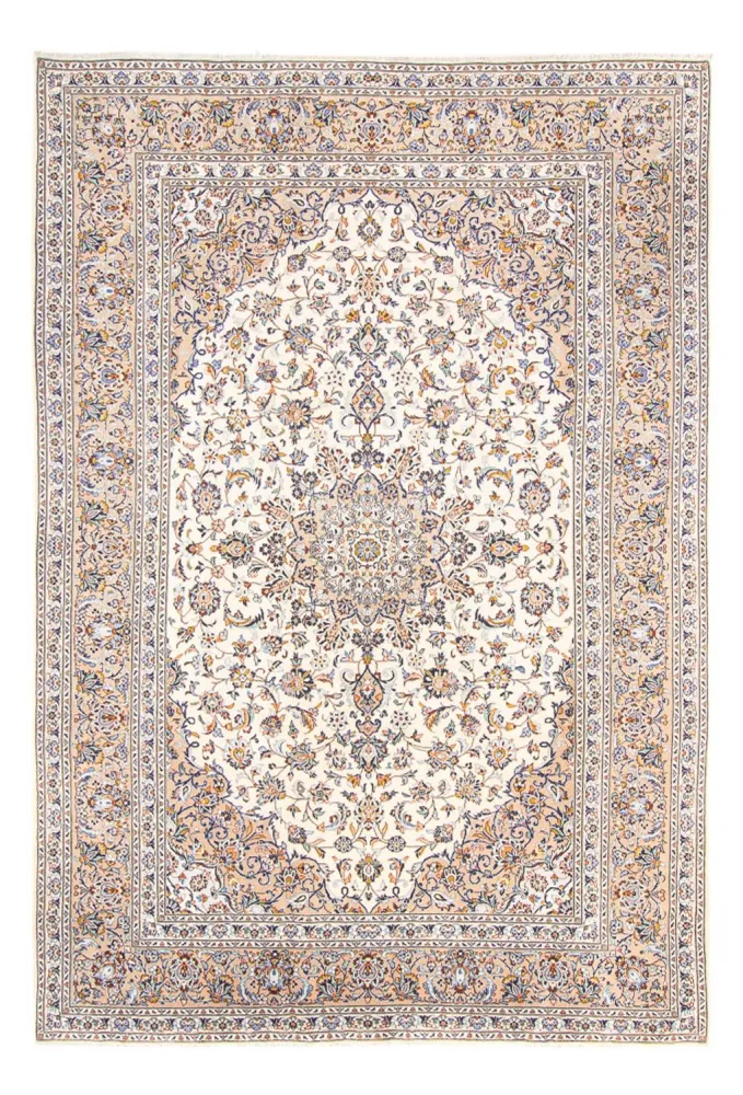 Persisk teppe - Keshan - 356 x 240 cm - krem