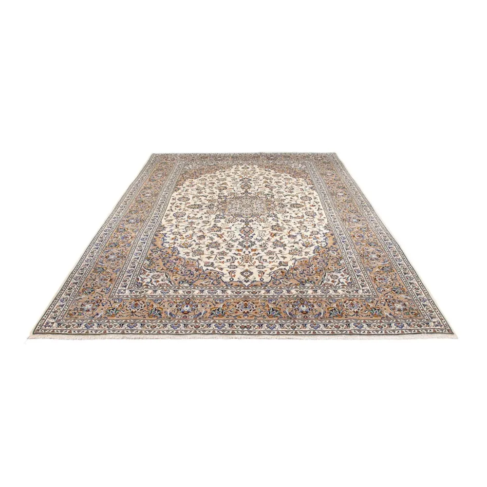 Persisk teppe - Keshan - 356 x 240 cm - krem