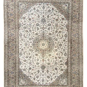 Persisk teppe - Keshan - 356 x 250 cm - beige
