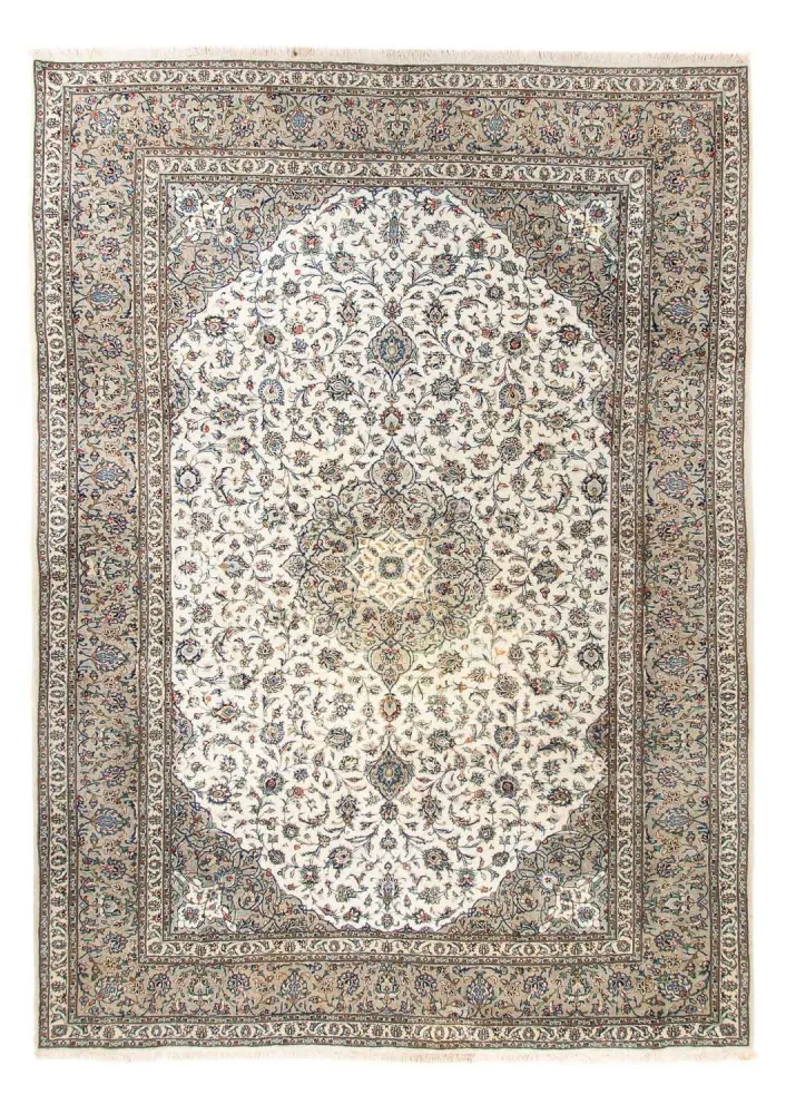 Persisk teppe - Keshan - 356 x 250 cm - beige