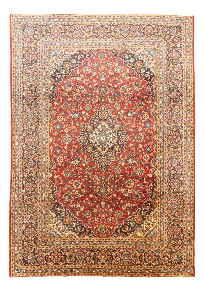 Persisk teppe - Keshan - 356 x 251 cm - rød