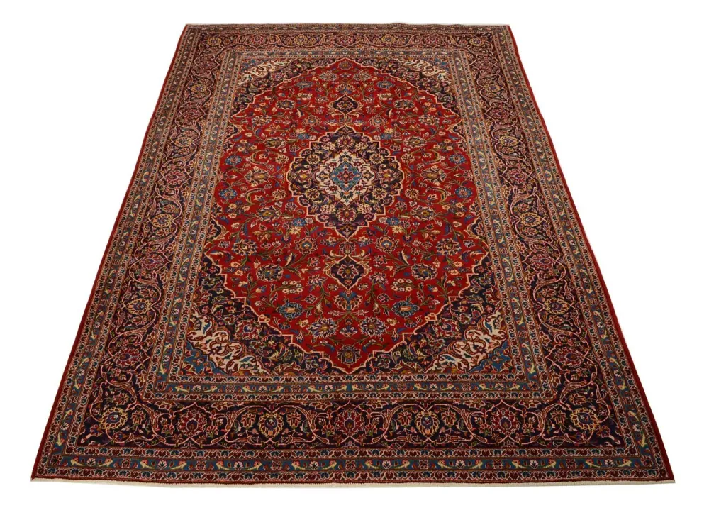 Persisk teppe - Keshan - 357 x 245 cm - rød