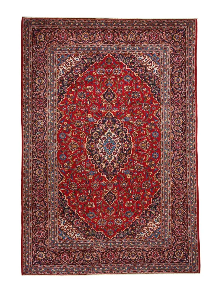 Persisk teppe - Keshan - 357 x 245 cm - rød