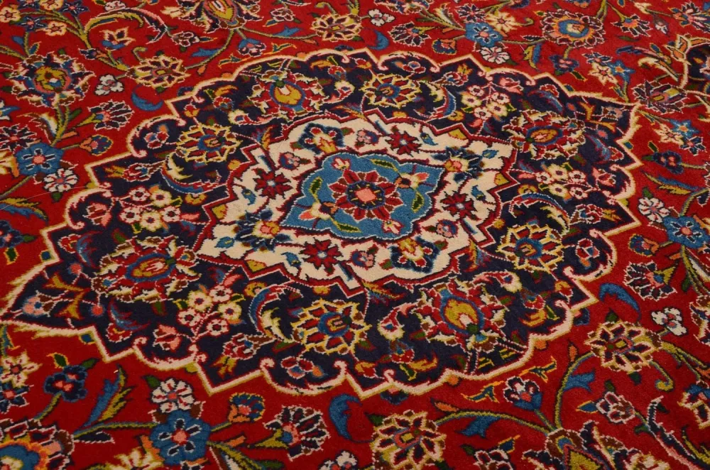 Persisk teppe - Keshan - 357 x 245 cm - rød