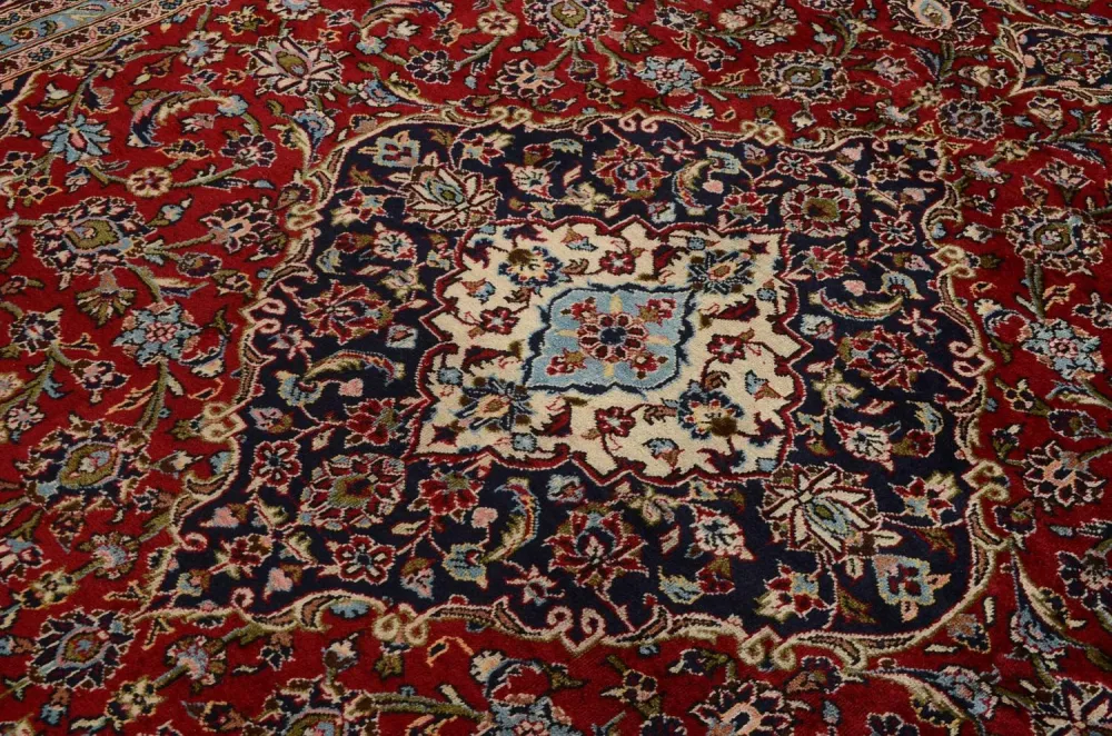 Persisk teppe - Keshan - 357 x 246 cm - rød