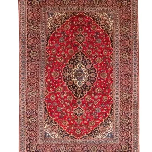Persisk teppe - Keshan - 358 x 239 cm - rød