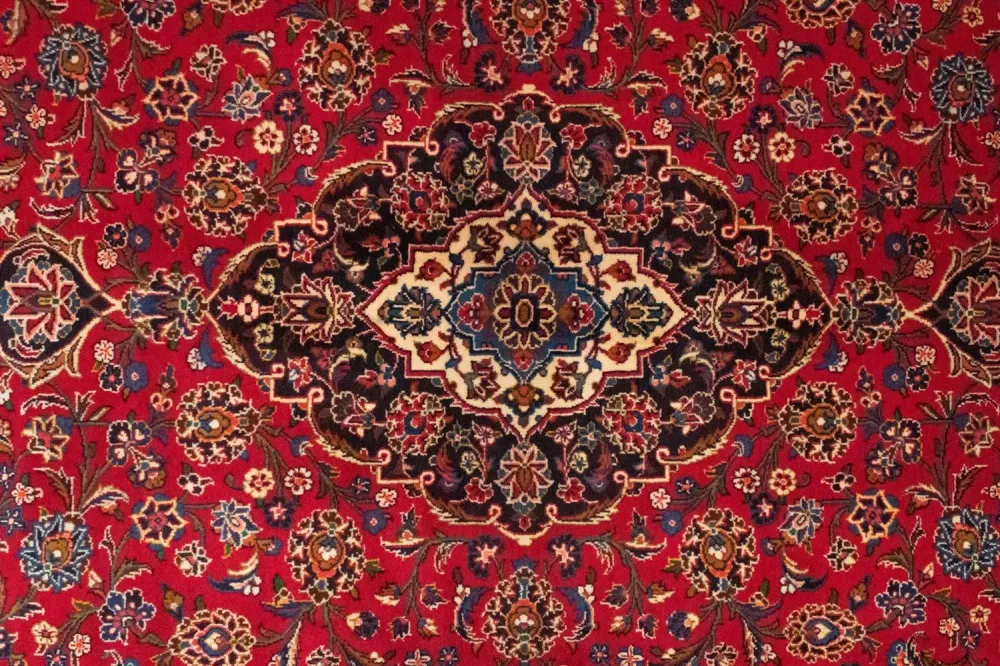 Persisk teppe - Keshan - 358 x 239 cm - rød