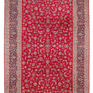 Persisk teppe - Keshan - 358 x 243 cm - rød